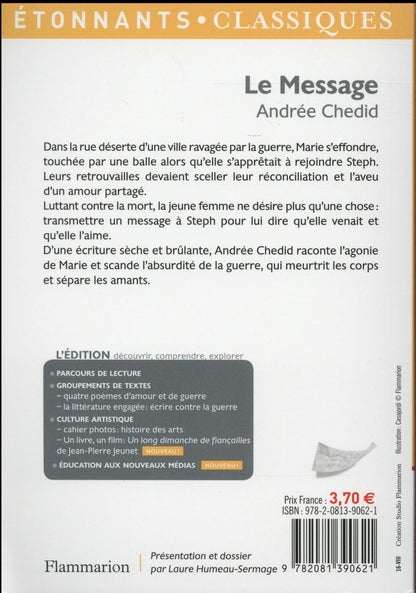 Back cover of Le message