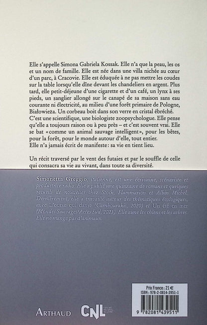 Back cover of Le Souffle de la forêt : Sur les traces de Simona Kossak