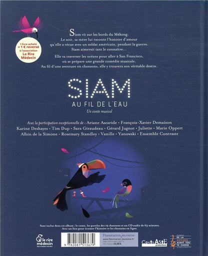 Back cover of Siam, au fil de l'eau