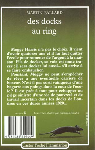 Back cover of Docks au ring (des) - - traduit de l'anglais *****