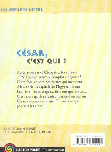 Back cover of Les enfants du Nil Tome 2