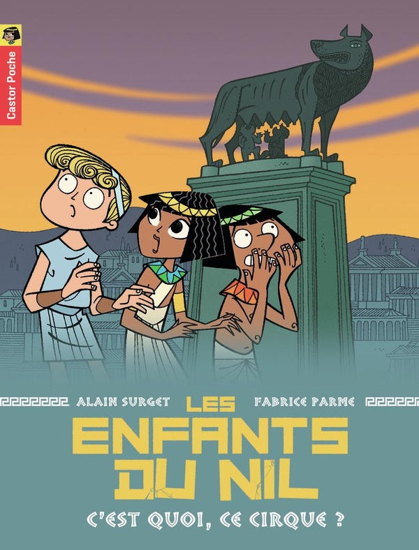 Front cover of Les enfants du Nil Tome 4 : c'est quoi ce cirque ?