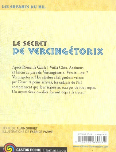 Back cover of Les enfants du Nil Tome 6