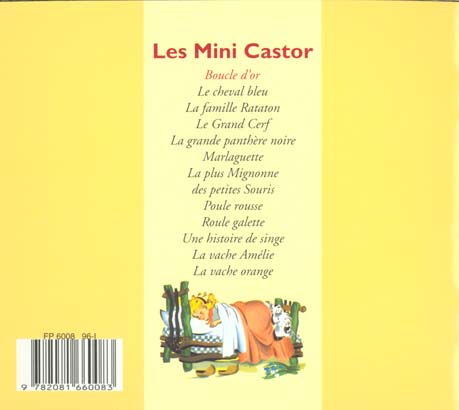 Back cover of Boucle d'or et les trois ours