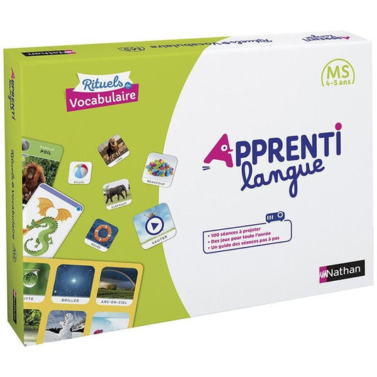 Front cover of Apprentilangue : rituels de vocabulaire ; moyenne section