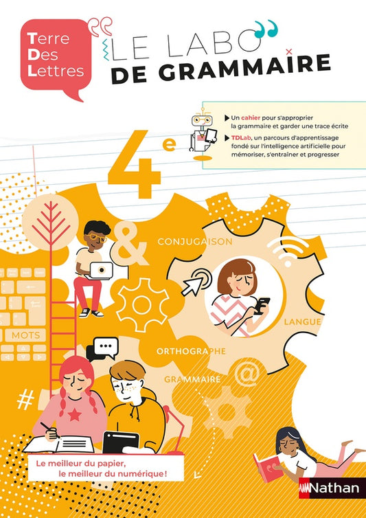 Front cover of Terre des lettres : la labo de grammaire