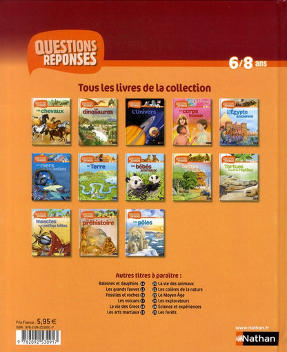 Back cover of Les dinosaures