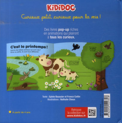 Back cover of Les bébés animaux