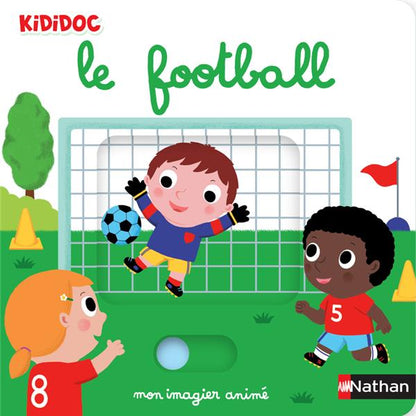 Front cover of Mon imagier animé : Le football