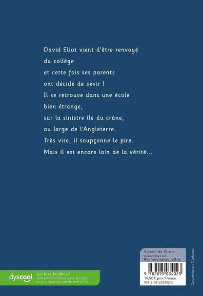 Back cover of L'île du crâne
