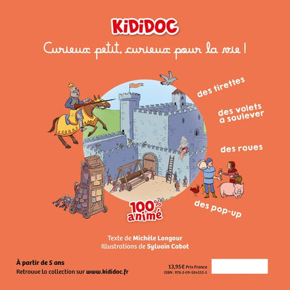 Back cover of Les châteaux forts