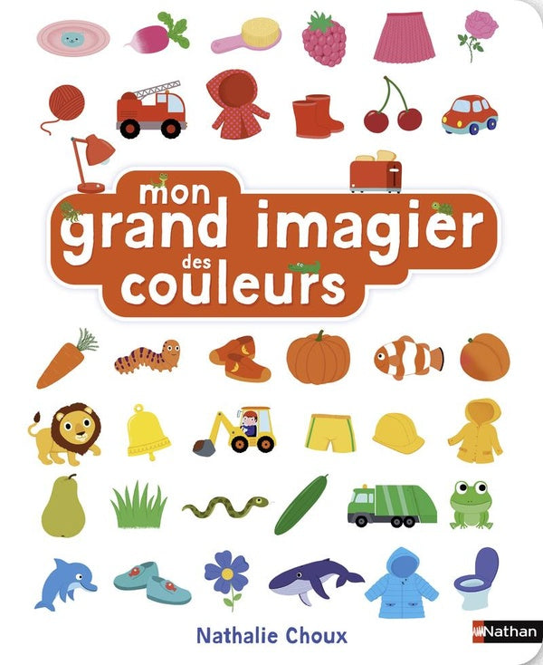 Front cover of Mon grand imagier des couleurs