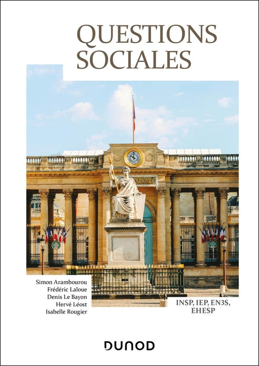 Front cover of Questions sociales ; INSP, IEP, EN3S, EHESP