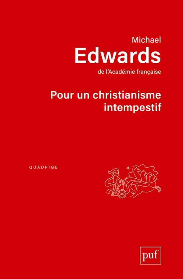 Front cover of Pour un christianisme intempestif