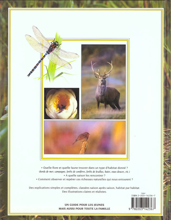 Back cover of Toute la nature au fil saisons                     (HORS SERIE)