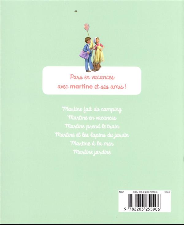 Back cover of Martine : vive les vacances !