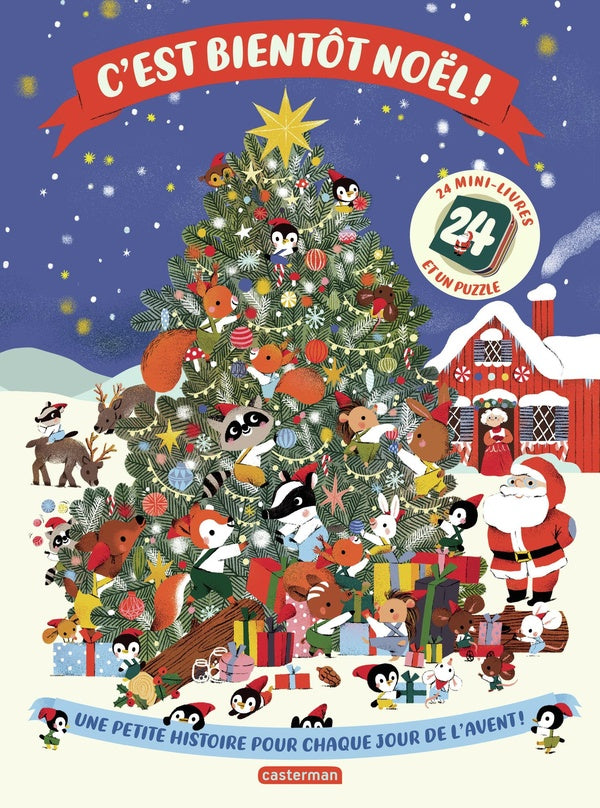 Front cover of C'est bientôt Noël ! Une petite histoire pour chaque soir de l'avent !
