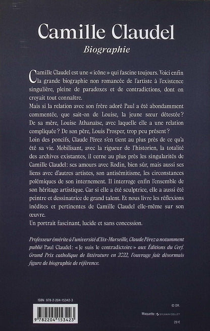 Back cover of Camille Claudel