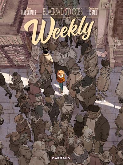 Front cover of Blacksad stories - weekly