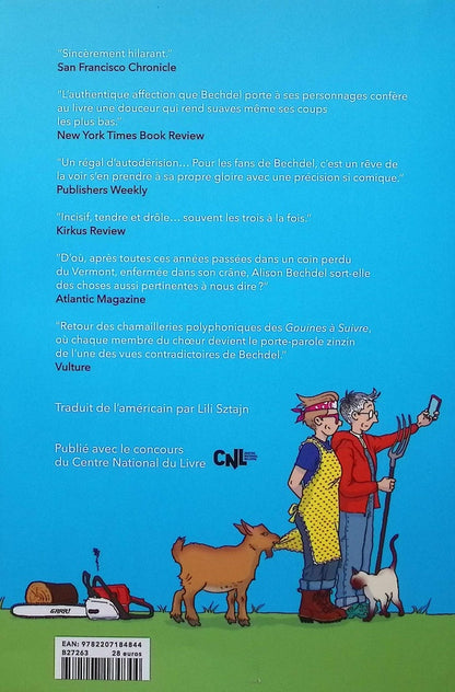 Back cover of Lessivée, un roman comique
