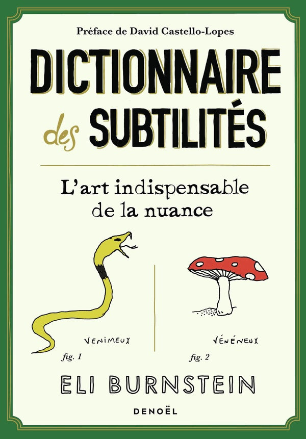 Front cover of Dictionnaire des subtilités