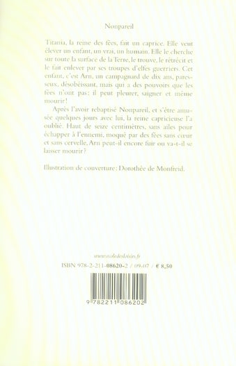 Back cover of Nonpareil