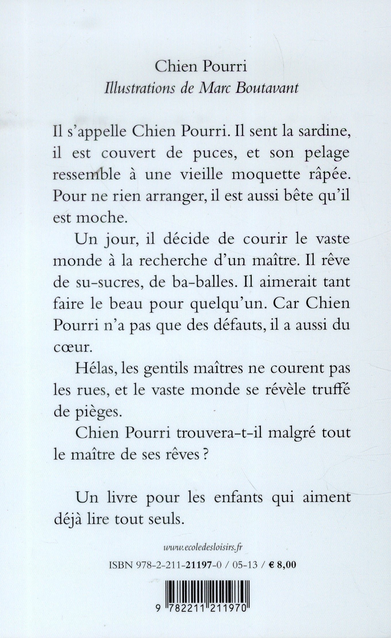 Back cover of Chien Pourri