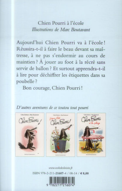 Back cover of Chien Pourri à l'école