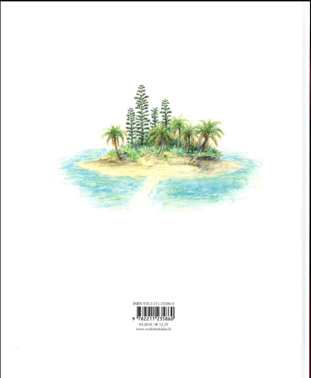 Back cover of Bienvenue sur mon île