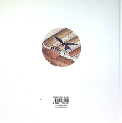 Back cover of Le nid d'hirondelles                     (Traduction conjointe de Yoon-Sun Park)