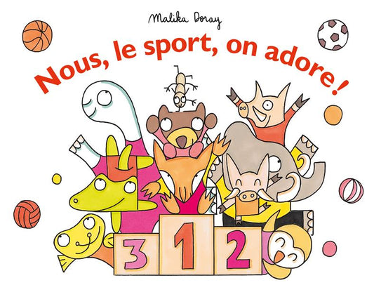 Front cover of Nous, le sport, on adore !