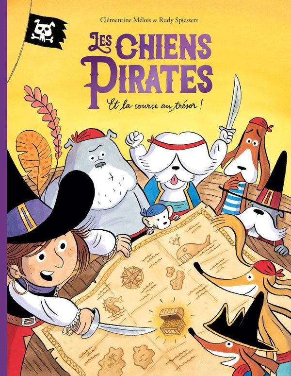 Front cover of Les chiens Pirates - Et la course au trésor !