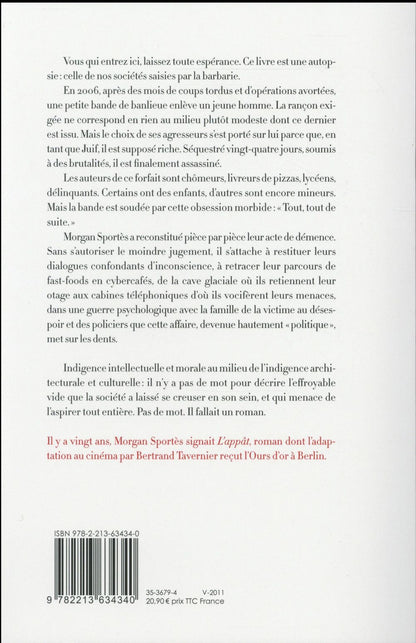 Back cover of Tout, tout de suite