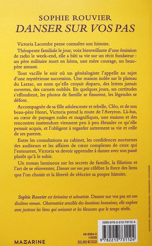 Back cover of Danser sur vos pas