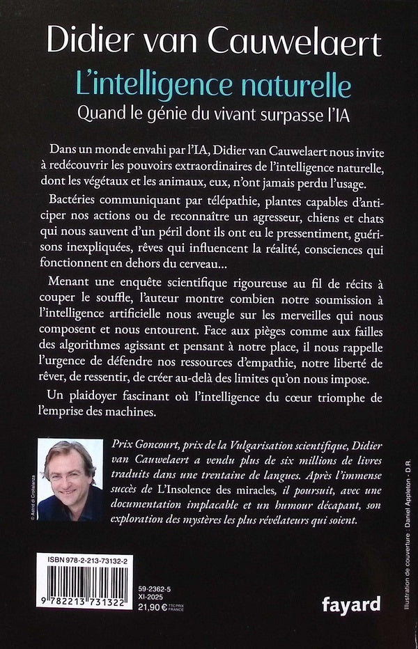 Back cover of L'intelligence naturelle : Quand le génie du vivant surpasse l'IA