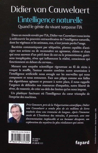 Back cover of L'intelligence naturelle : Quand le génie du vivant surpasse l'IA