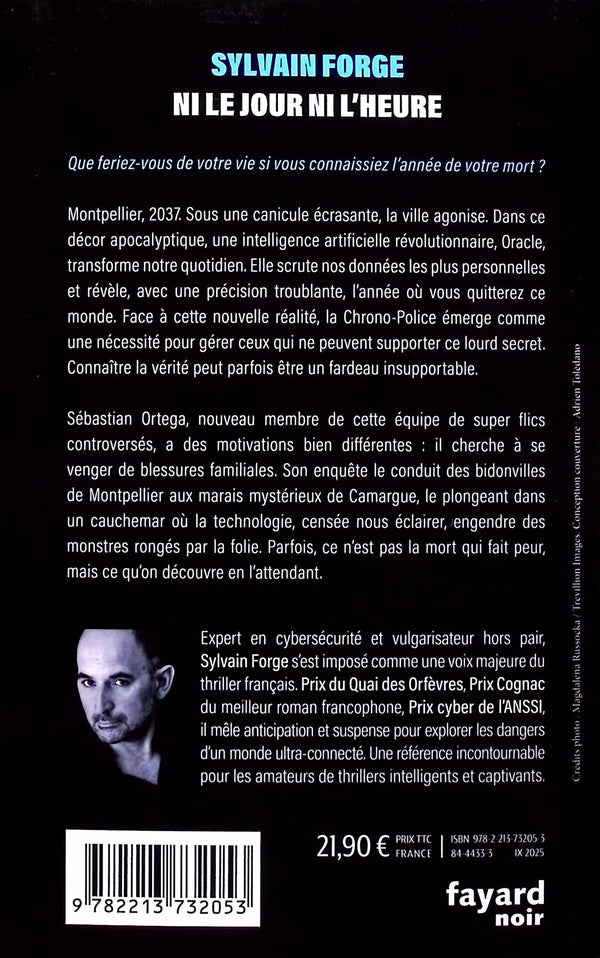 Back cover of Ni le jour ni l'heure