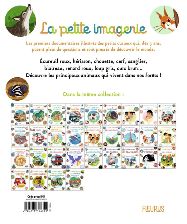 Back cover of Les animaux de la forêt