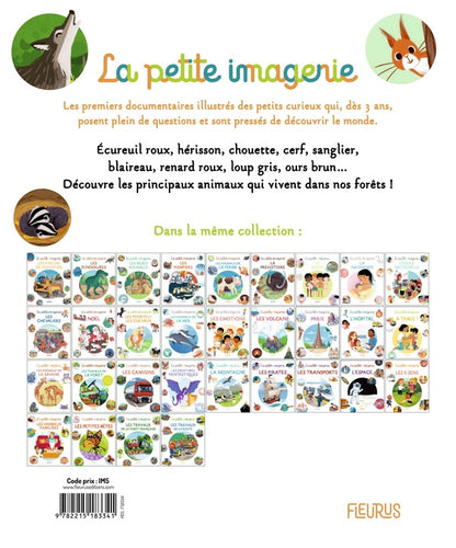 Back cover of Les animaux de la forêt
