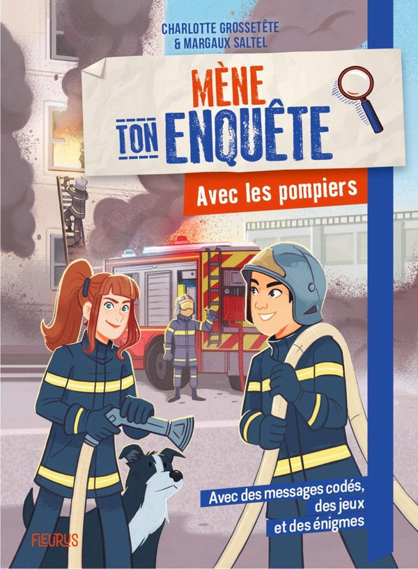 Front cover of Mène ton enquête : Avec les pompiers