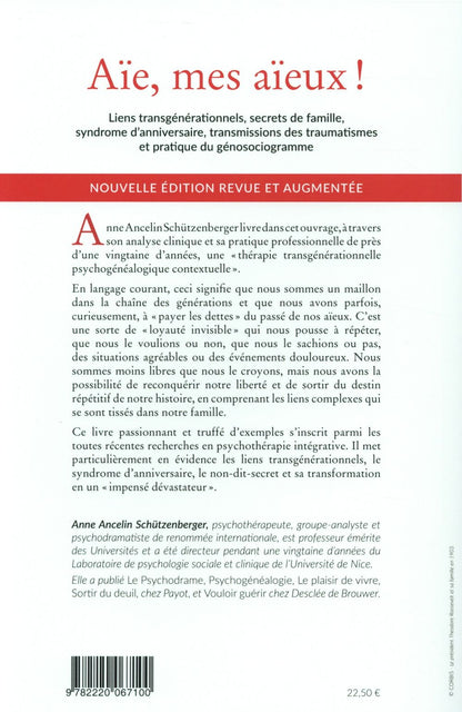 Back cover of Aïe, mes aïeux !