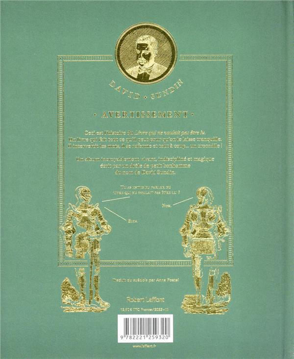 Back cover of Le livre qui ne voulait pas être lu