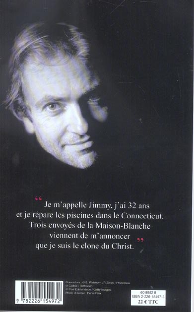 Back cover of L'évangile de Jimmy