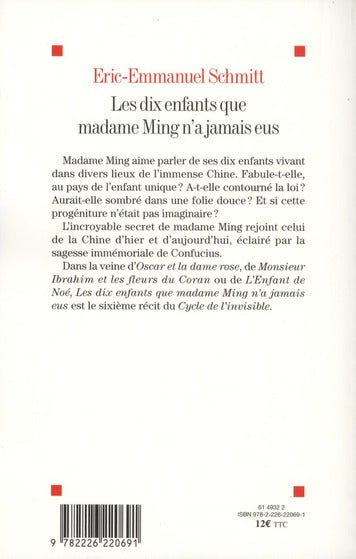 Back cover of Les dix enfants que Mme Ming n'a jamais eus