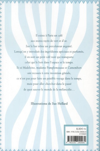 Back cover of Madame Pamplemousse et le café à remonter le temps