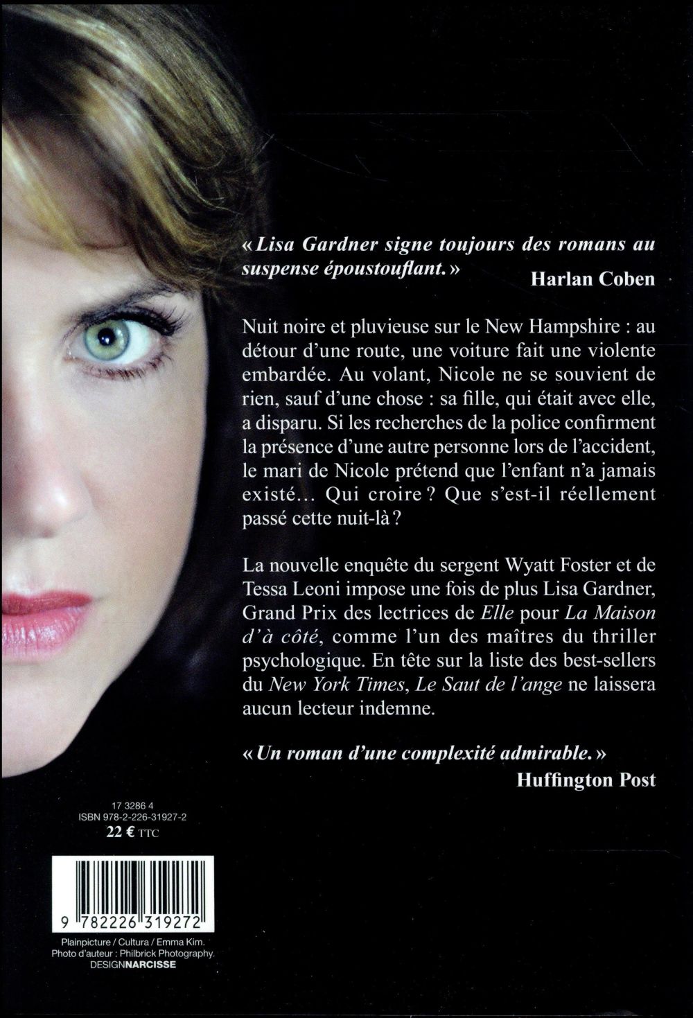 Back cover of Le saut de l'ange