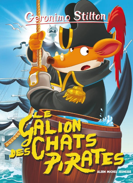 Front cover of Geronimo Stilton Tome 2 : le galion des chats pirates                     (édition 2016)