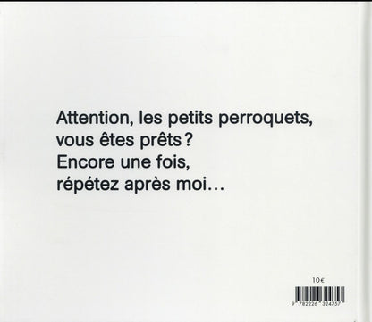 Back cover of La comptine des perroquets