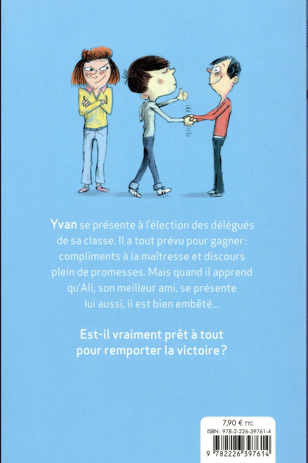 Back cover of Le jour fantastique pourri de mon élection