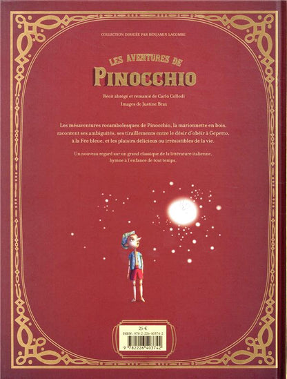Back cover of Les aventures de Pinocchio